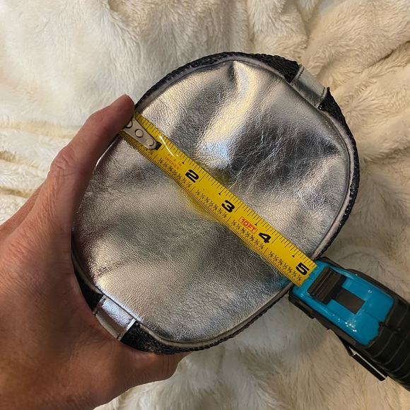 Coach Poppy Silver Sequin Women's Bag - Picture 10 of 10